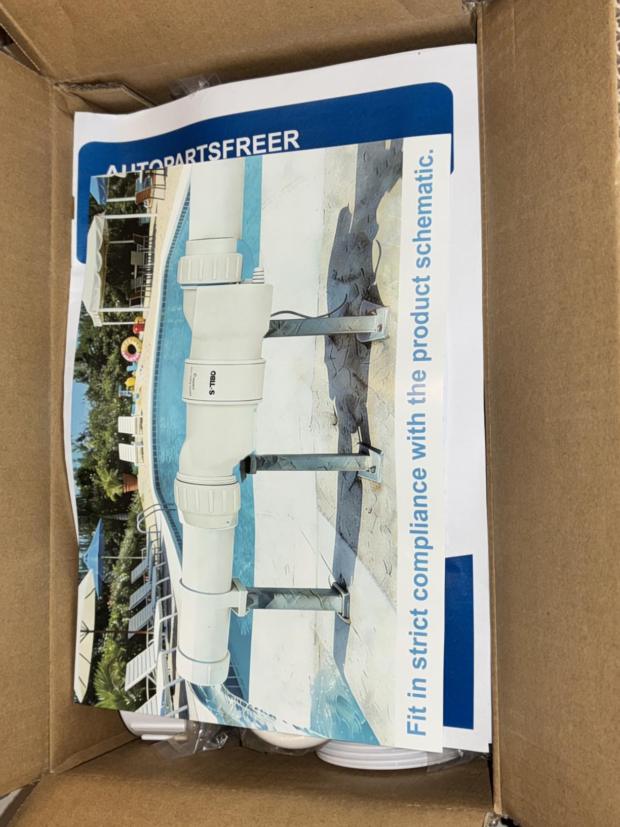Pool Chlorinator Salt Cell, Compatible with Hayward T-CELL-15 W3T-CELL-15, for Salt Water Pool Chlorine Generator Systems, Up to 10,000 Hours Theoretical Service Life customer photo 1