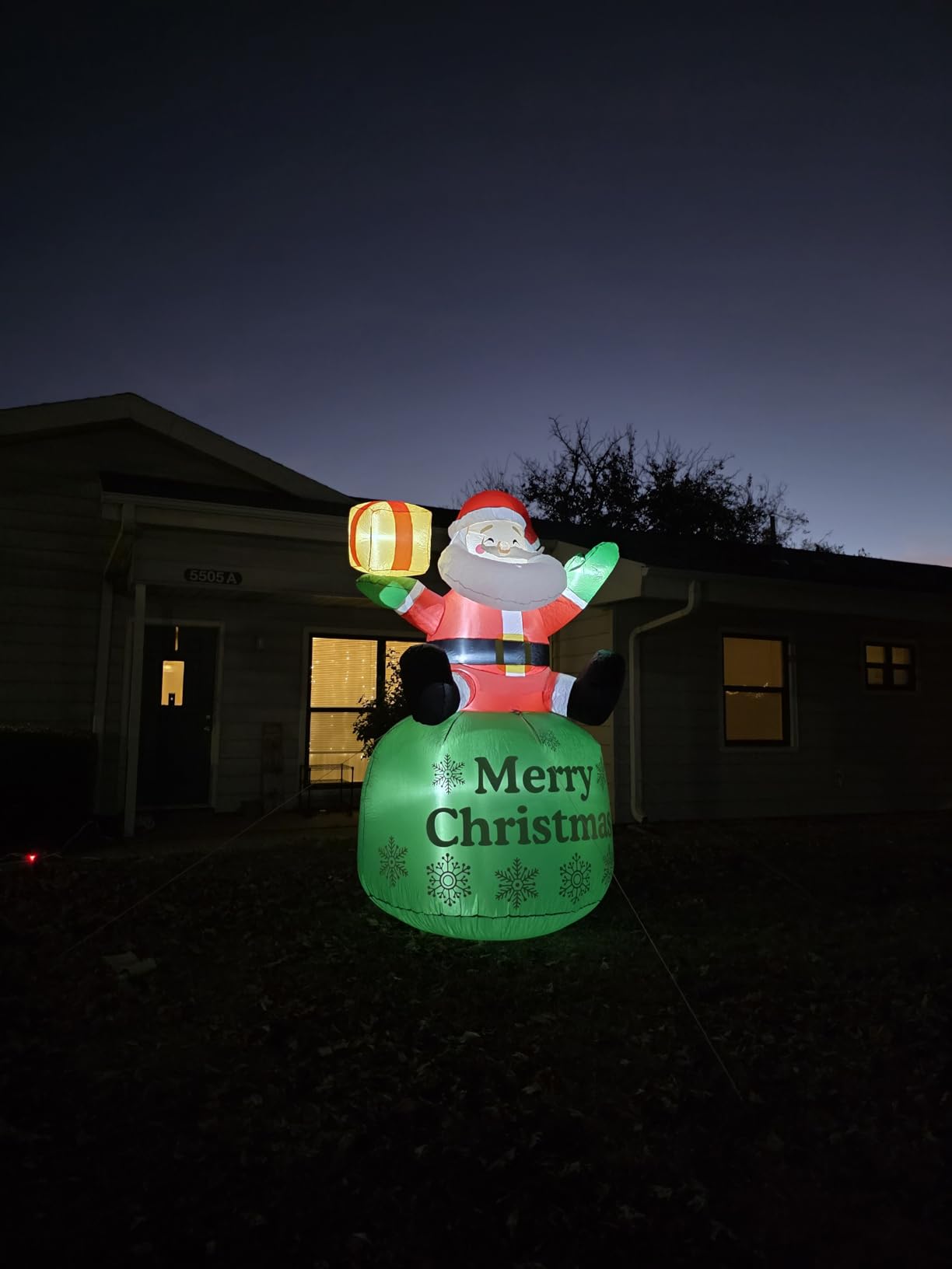 12FT Easter Bunny Inflatable with LED Lights, Outdoor Yard Decoration customer photo 2