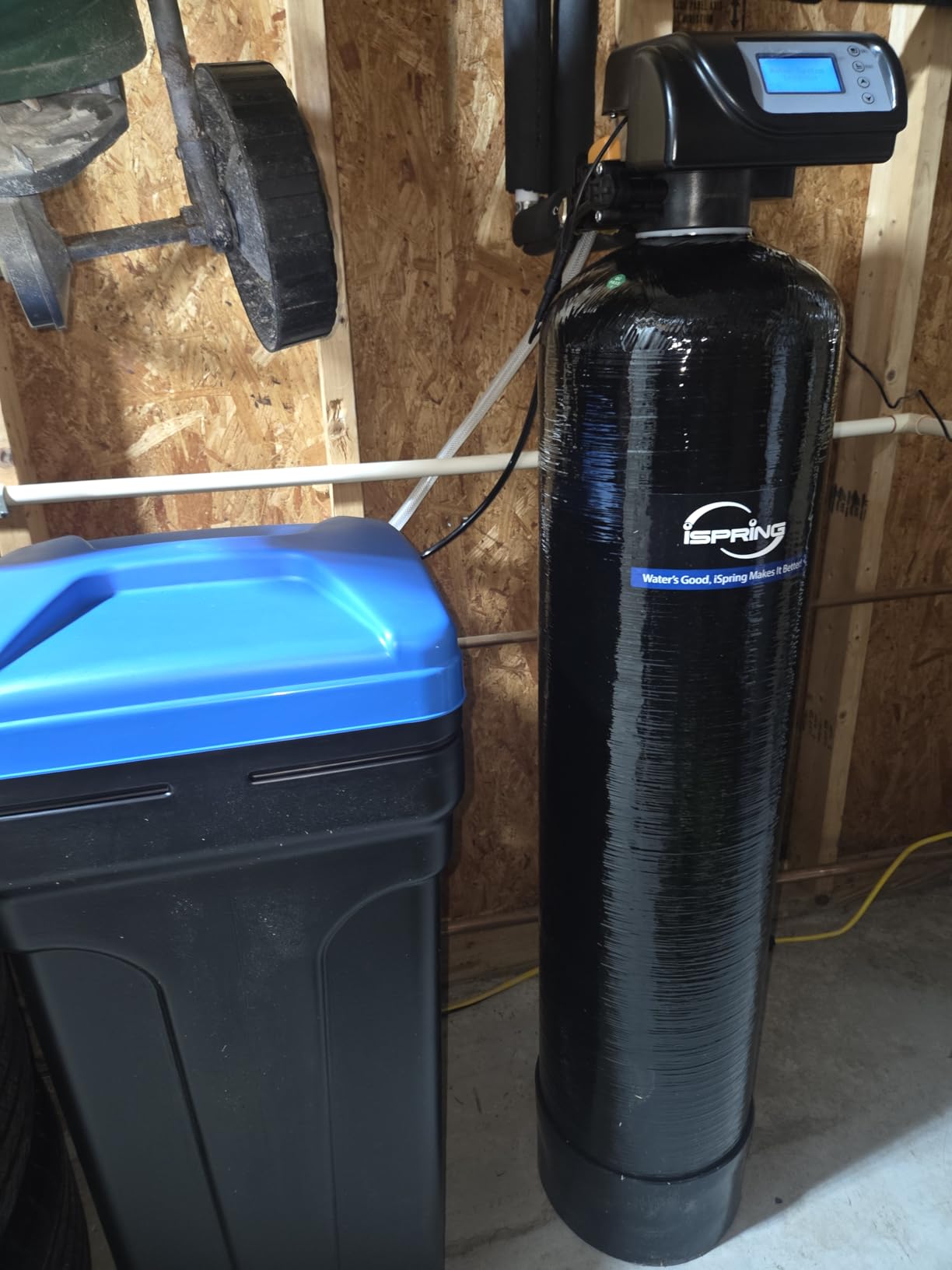 iSpring WCSTB45KG 45,000 Grains Whole House Water Softener with Brine Tank | Automatic Backwash & Regeneration, Commercial & Residential Use customer photo 1