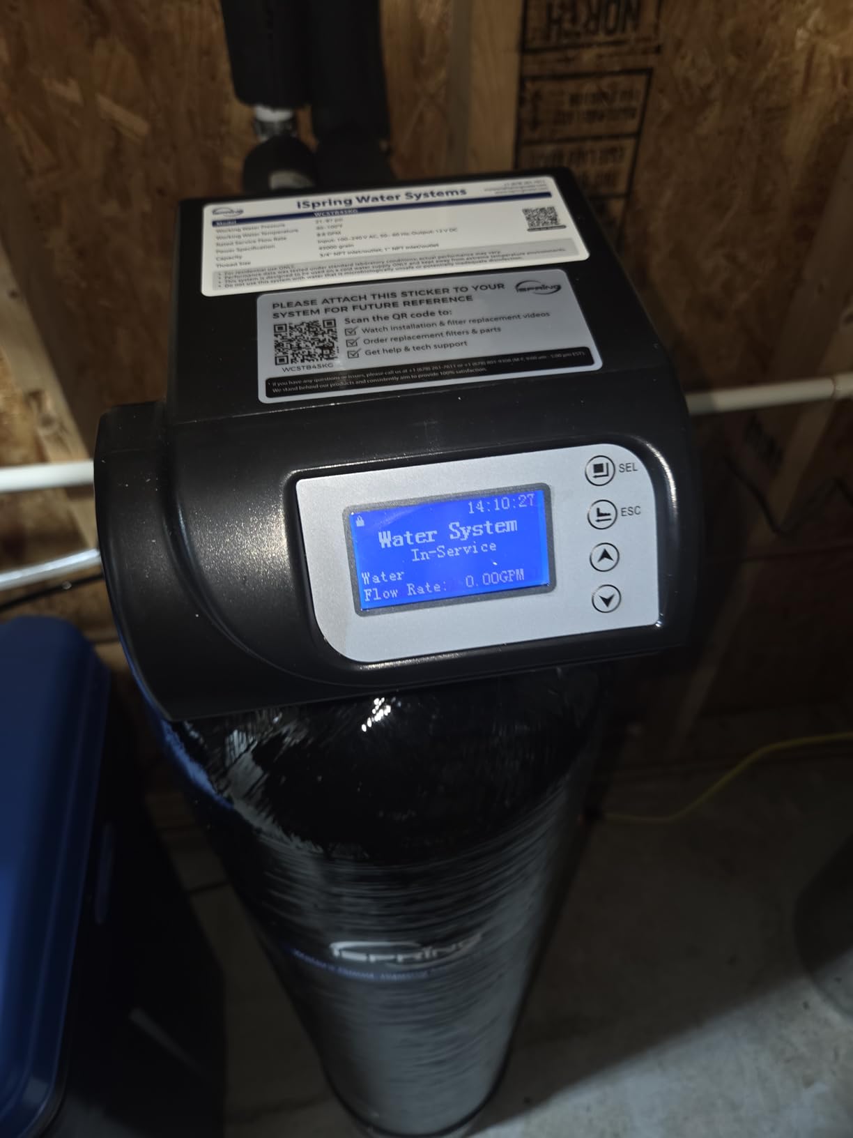 iSpring WCSTB45KG 45,000 Grains Whole House Water Softener with Brine Tank | Automatic Backwash & Regeneration, Commercial & Residential Use customer photo 2