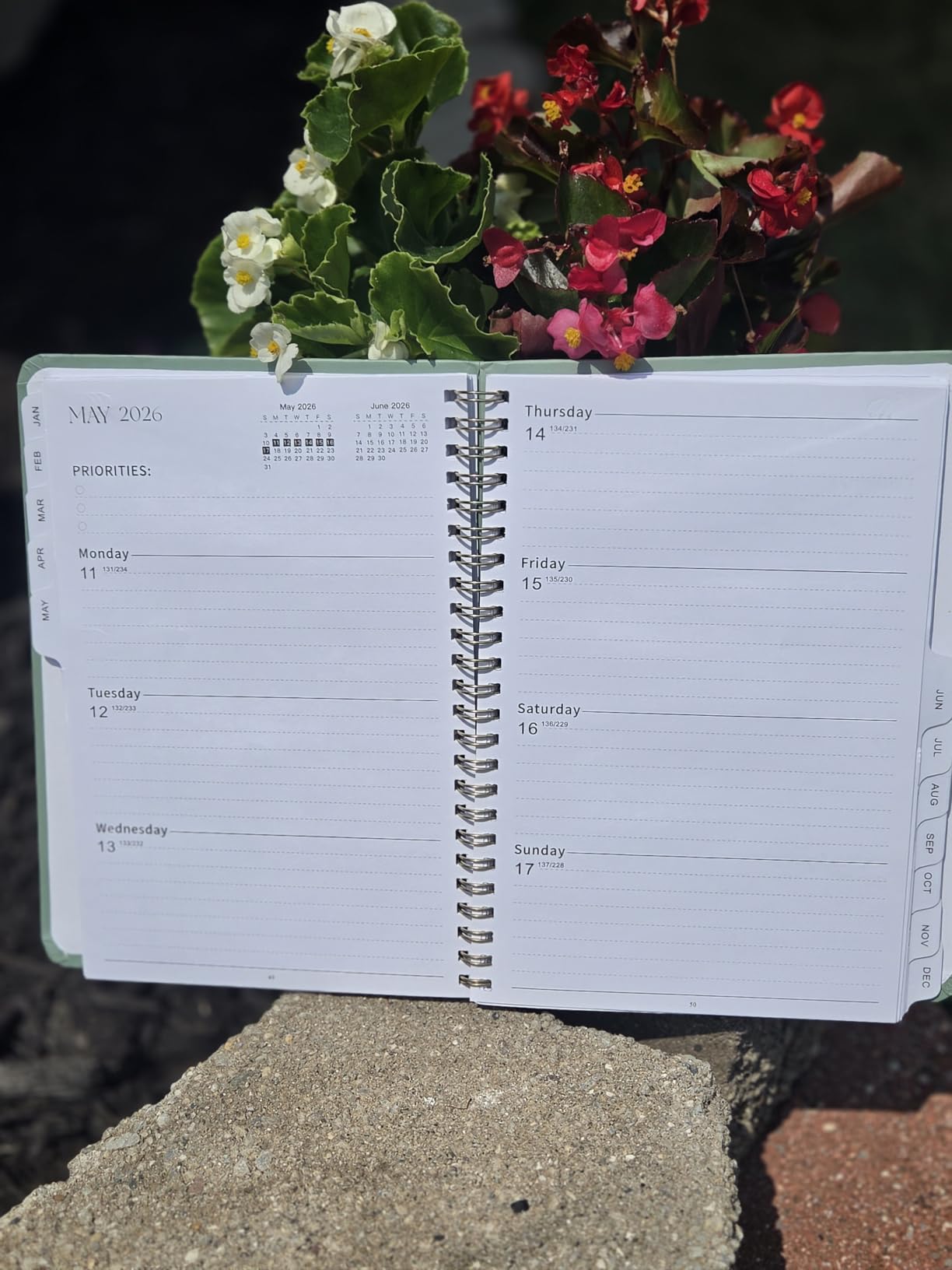 Planner 2026-2027, Weekly and Monthly Academic Planner, July 2026 - June 2027, Hardcover Calendar Agenda Book for School Year Planning, School Supplies for Teacher and Student, A5(6.3'' x 8.5'') customer photo 1