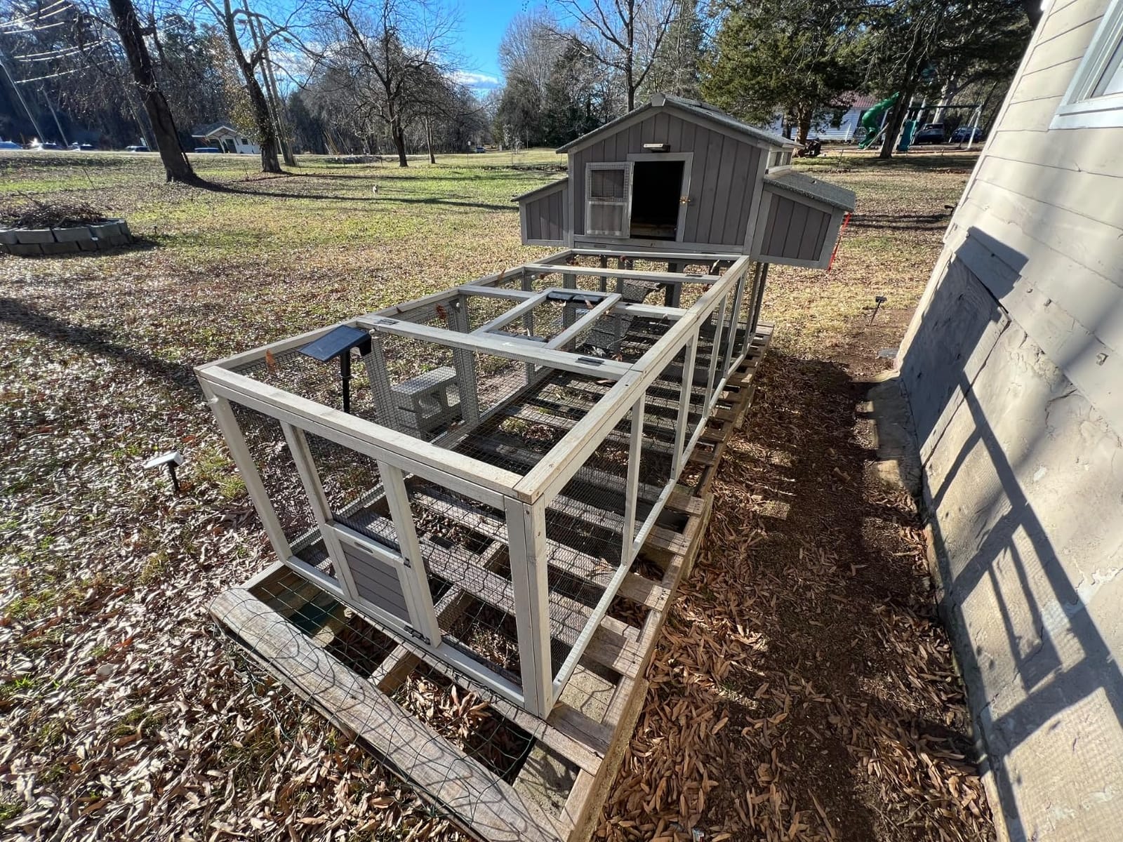 Aivituvin Chicken Coop Extra Large Chicken House with Run for 4-6 Chickens Outdoor Wooden Hen House Poultry Cage with 6 Nesting Boxes, 6 Perches, 118