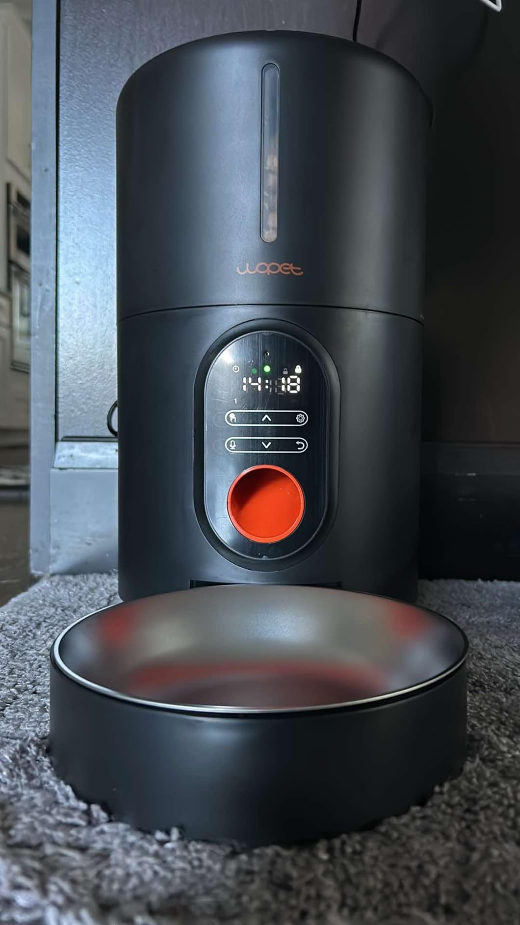 WOPET Automatic Cat Feeder with Camera for Two Cats, 6L Smart Pet Feeder with 1080P HD Video & Night Vision, 5G/2.4G WiFi Cat Dog Feeder, 2-Way Audio, SD Card Storage, Up to 10 Meals per Day customer photo 1