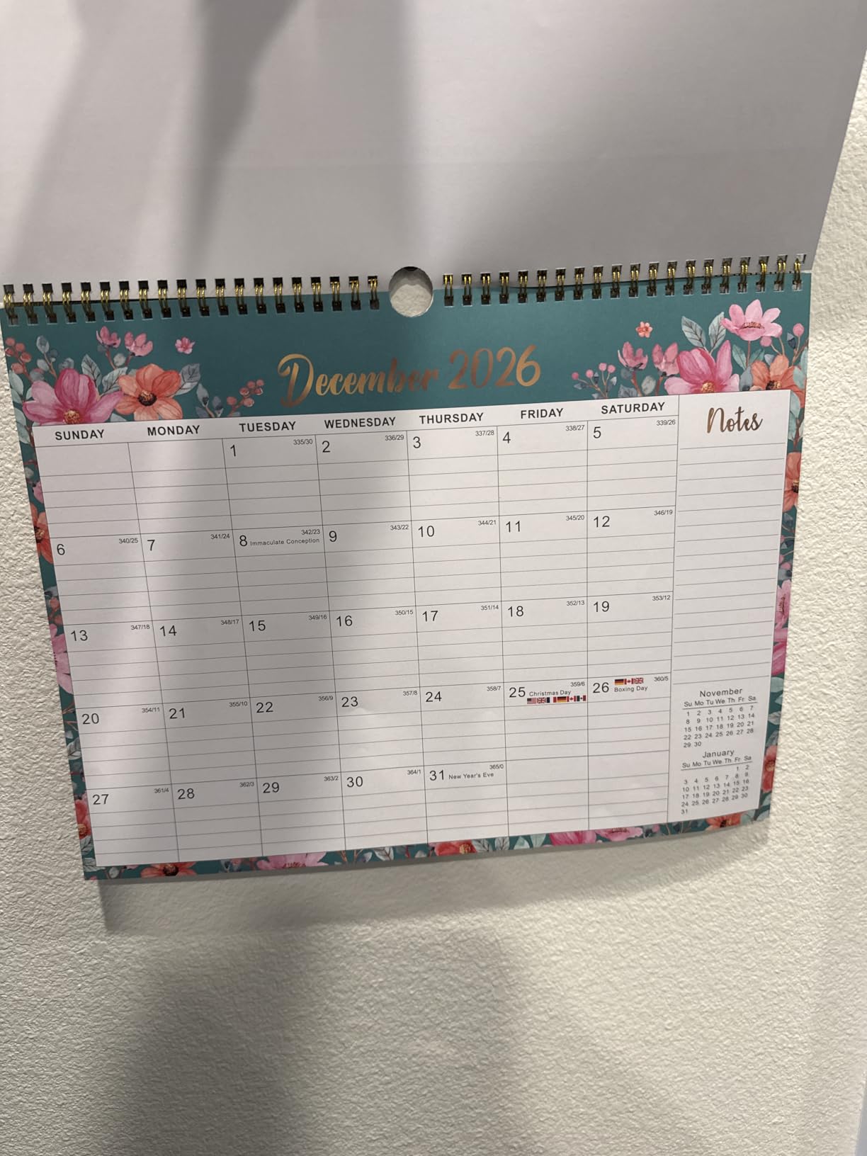 Taja Calendar 2026-2027, Apr 2026-Dec 2027, 21-Month, 14.7