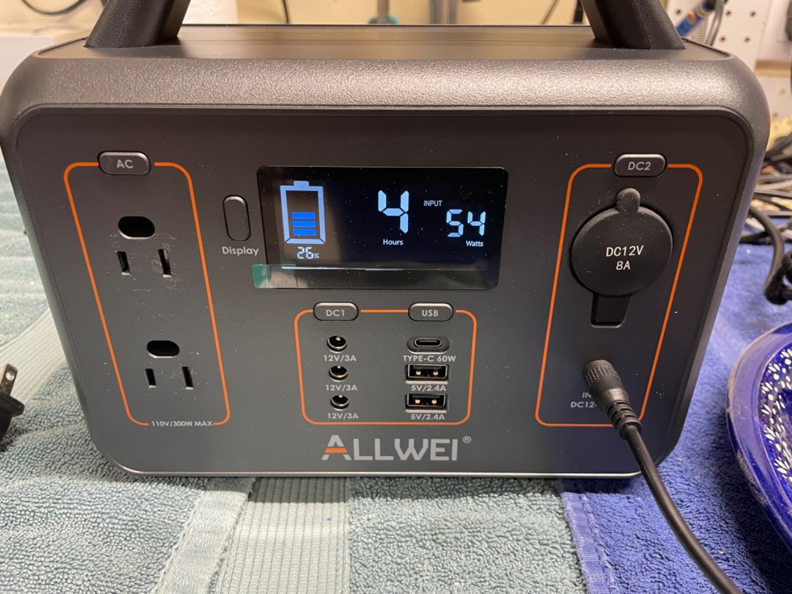 ALLWEI Power Station 2400W (Peak 4800W), 2048Wh LiFePO4 Solar Generator customer photo 2