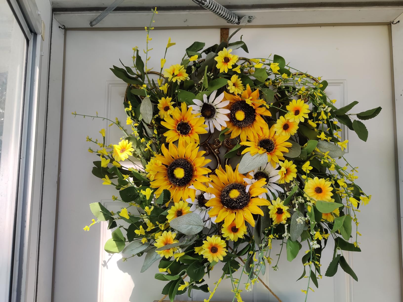 Fall Harvest Wreaths for Front Door - Farmhouse Thanksgiving Wreath Decor customer photo 2