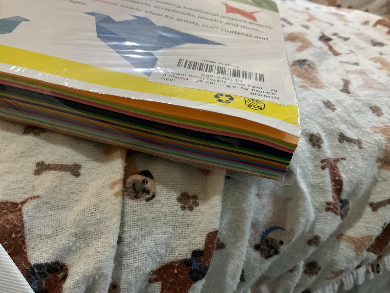 Origami Paper Kit 200 Sheets 6x6 Inch Colored Craft Paper with Origami Book customer photo 1