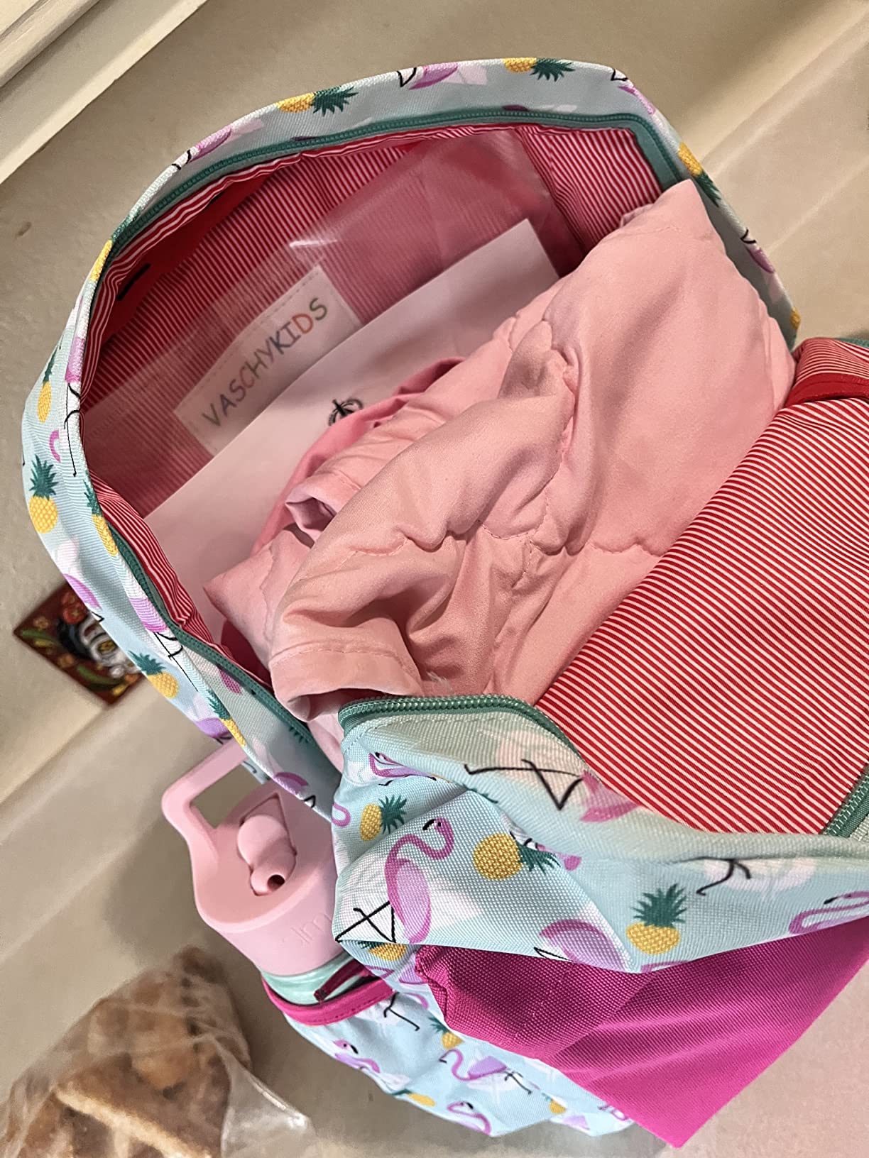 VASCHY Mini Toddler Backpack for Boys,Small Preschool Backpack Lightweight Kids Backpack for Ages 3–4, Cute Vehicle Travel Daypack Daycare Bookbag, 12 Inch customer photo 2