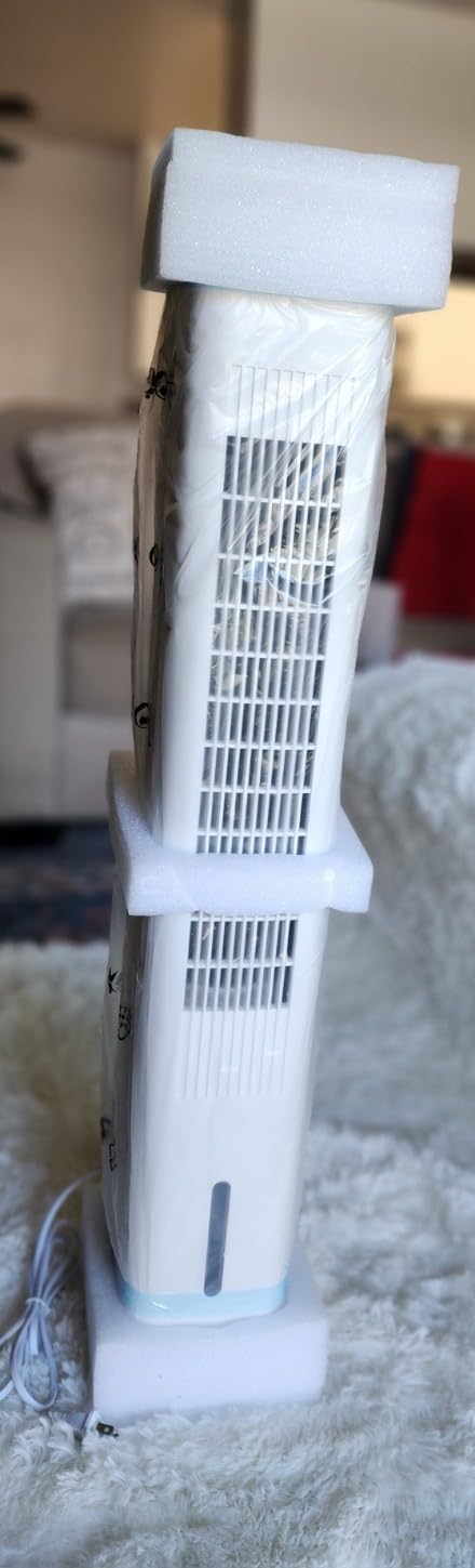 Swamp Cooler Air Conditioner, 1800CFM Windowless Air Conditioner for Bedroom w/Dual Tanks for 24H Cooling 600sq.ft,4 Modes&3 Speeds, 28FT Remote, 360°Swing 30