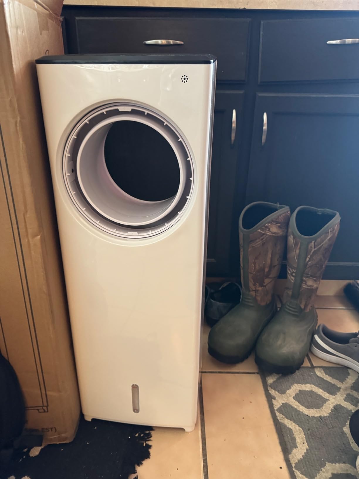 Swamp Cooler Air Conditioner, 1800CFM Windowless Air Conditioner for Bedroom w/Dual Tanks for 24H Cooling 600sq.ft,4 Modes&3 Speeds, 28FT Remote, 360°Swing 30