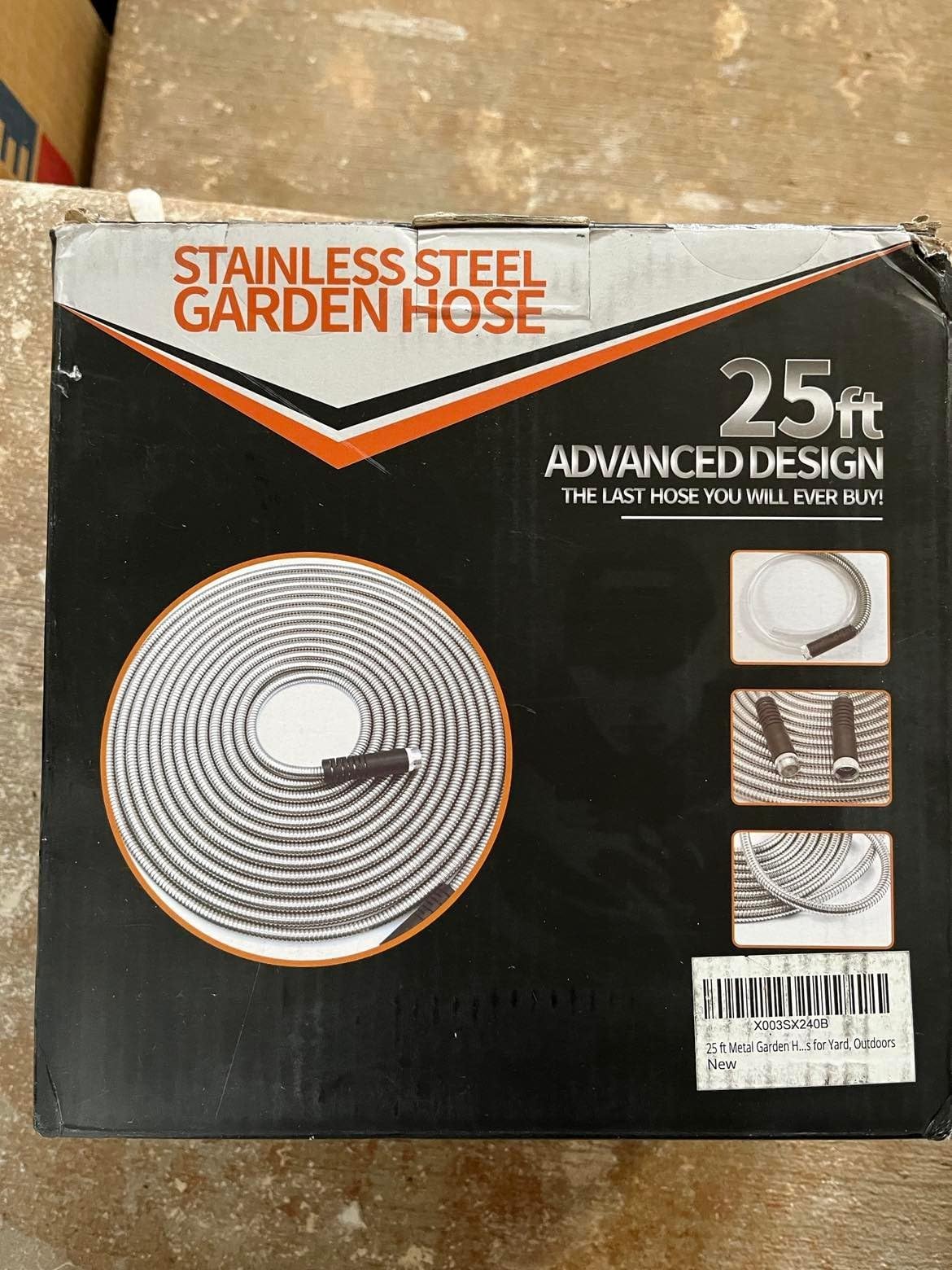 100 ft Expandable Garden Hose - All New 2026 Retractable Water Hose with 3/4