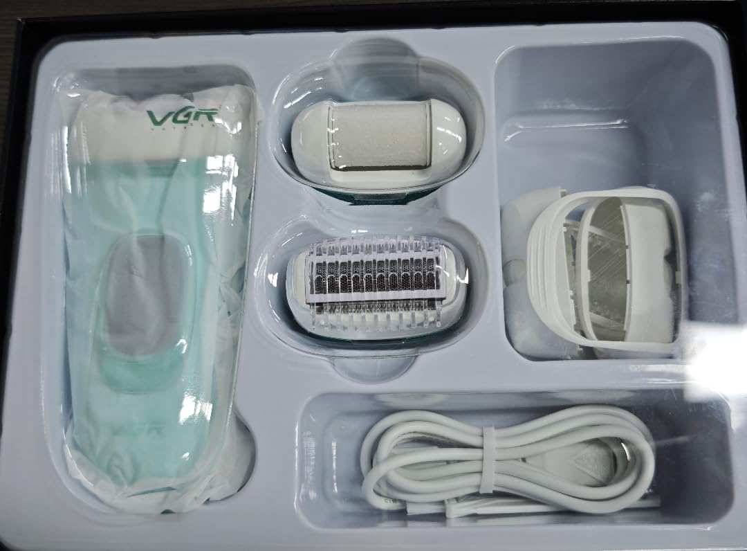 VGR 762 3-in-1 Epilator for Women with Shaver & Callus Remover, Green customer photo 2