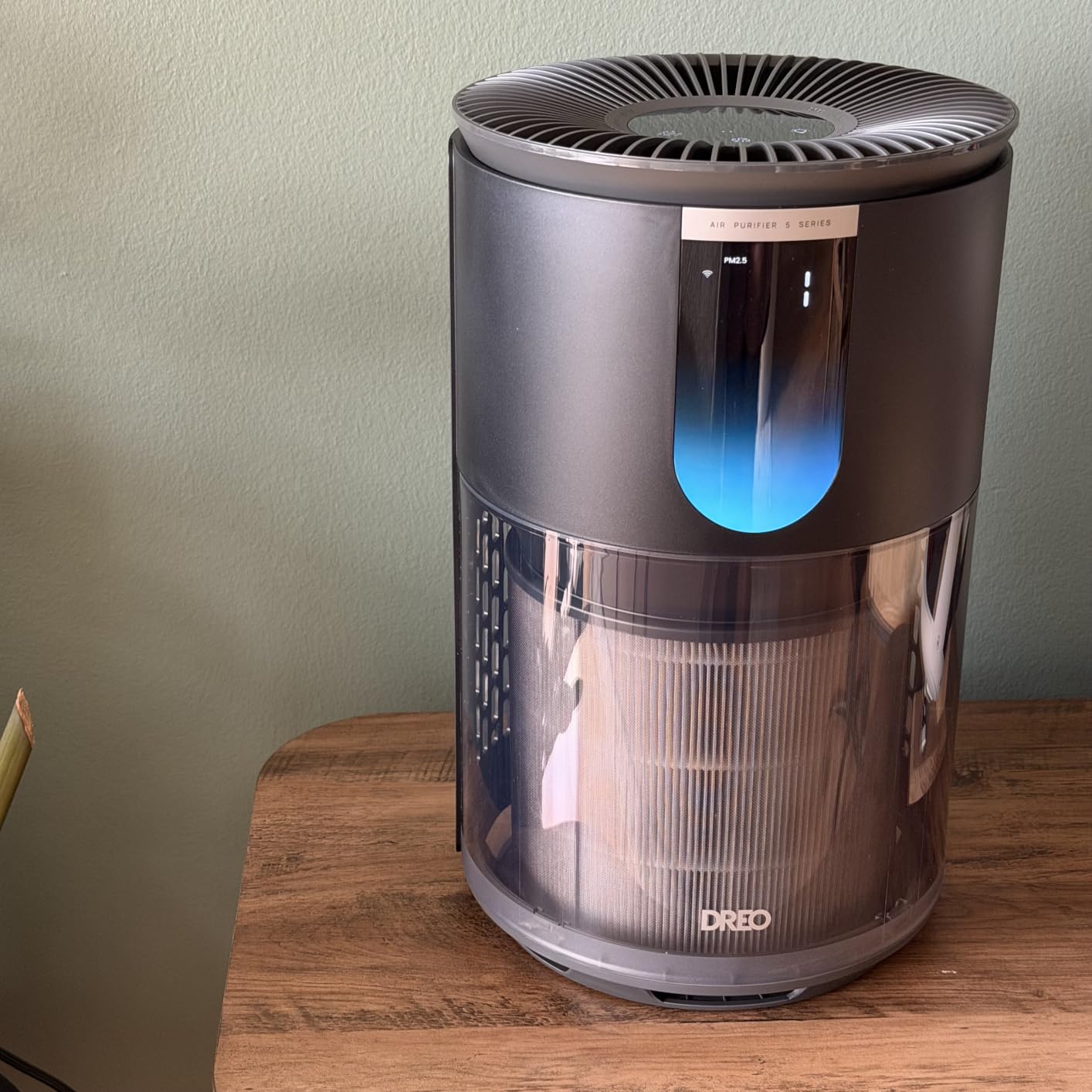 DREO Air Purifier for Home, Up to 1176 ft², HEPA Sleep Mode, Air Purifiers for Large Room & Bedroom, Pets, Smoke, Dust, Pollen & Odors, PM2.5 Monitor, Auto & Turbo Mode, 4 Speeds, DR-HAP009 (Dreo 539) customer photo 1