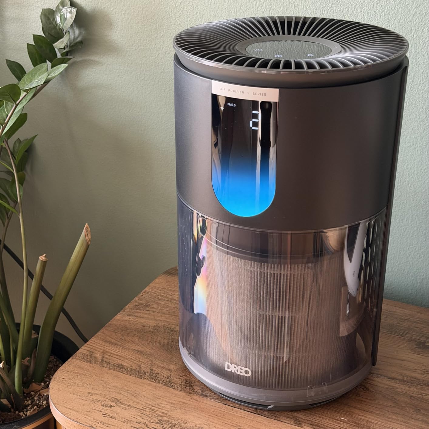 DREO Air Purifier for Home, Up to 1176 ft², HEPA Sleep Mode, Air Purifiers for Large Room & Bedroom, Pets, Smoke, Dust, Pollen & Odors, PM2.5 Monitor, Auto & Turbo Mode, 4 Speeds, DR-HAP009 (Dreo 539) customer photo 2