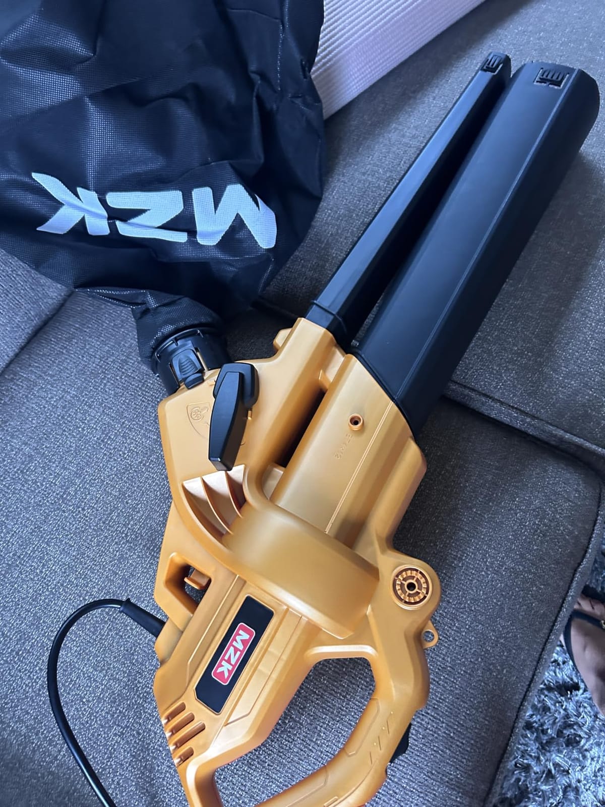 MZK 3-in-1 Electric Leaf Blower Vacuum Mulcher, Corded customer photo 2