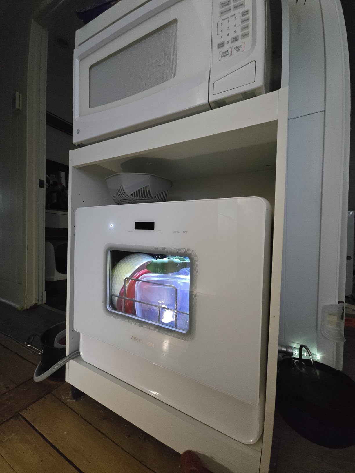 AIRMSEN Large Slim Countertop Dishwasher | Built-in Water Tank customer photo 2