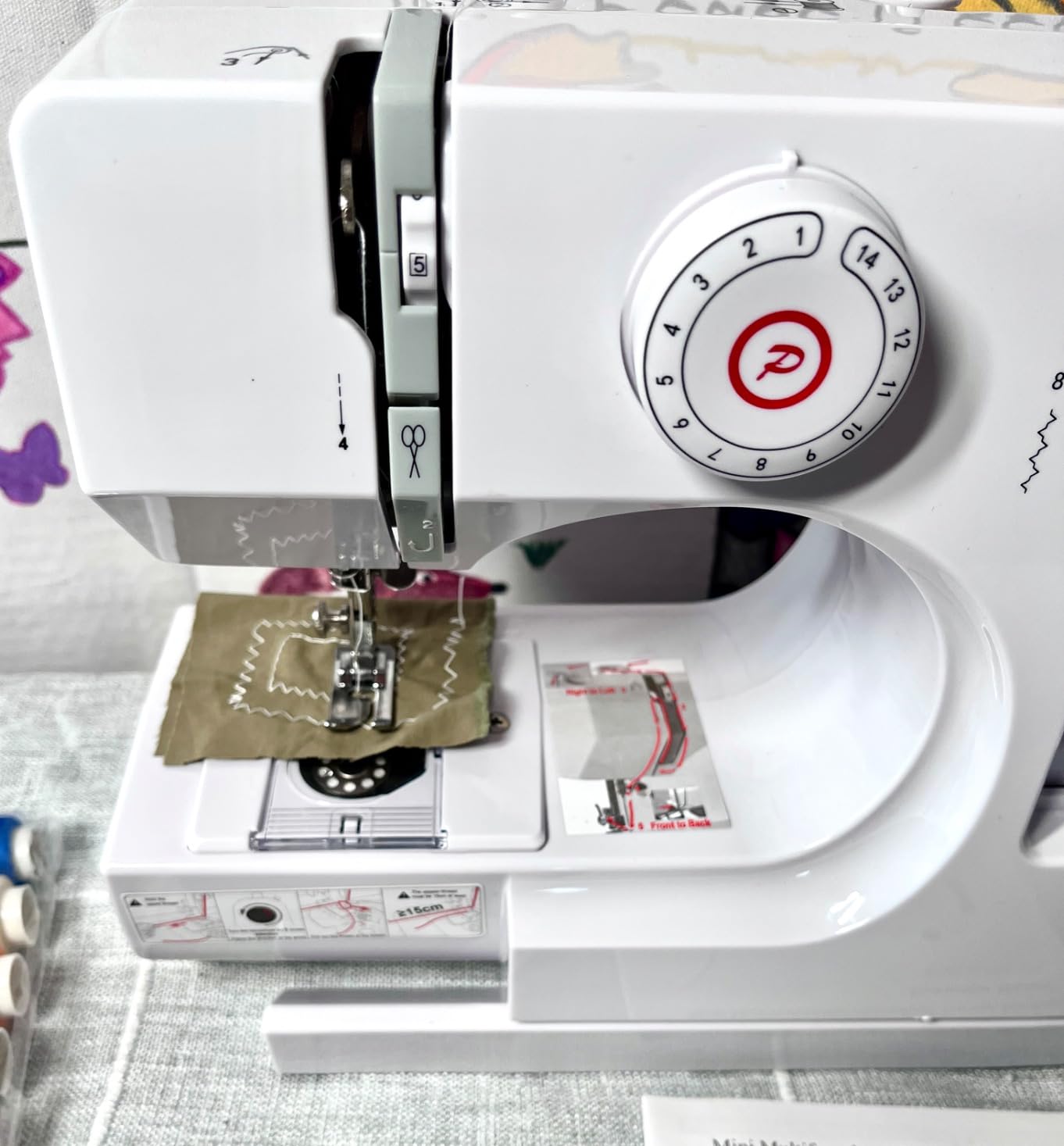 Sewing Machine for Beginners with Extension Table, Portable Mini customer photo 1