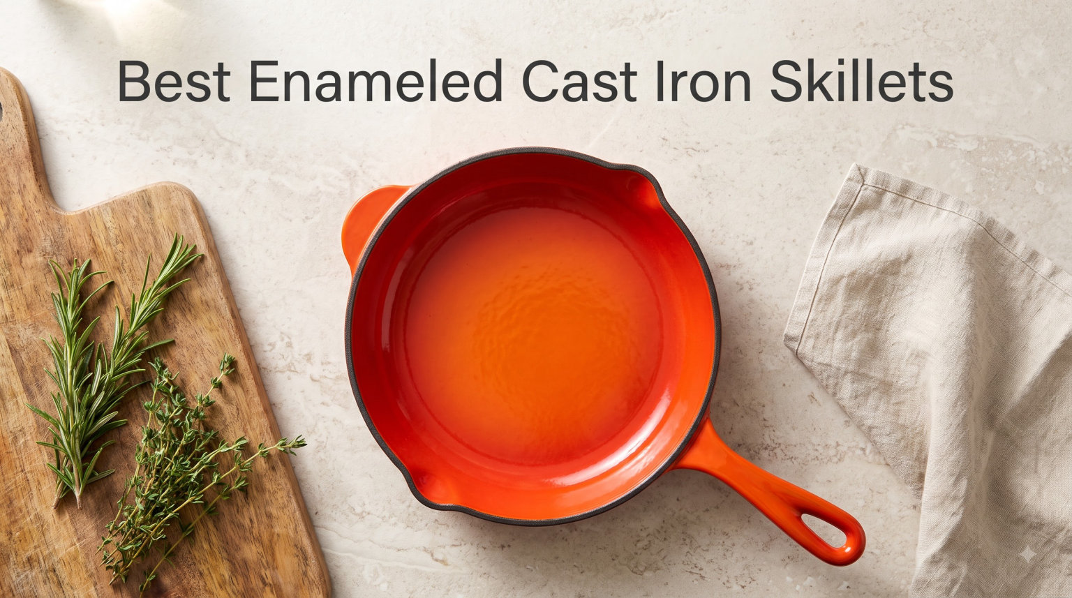 Best Enameled Cast Iron Skillets