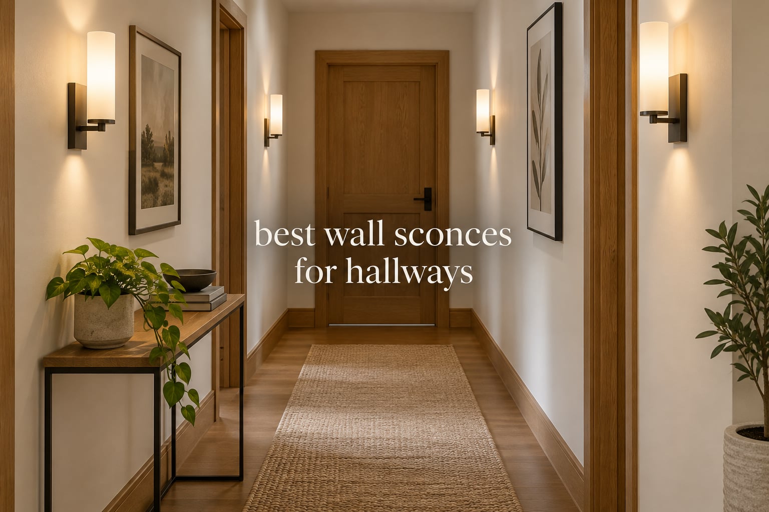 best wall sconces for hallways