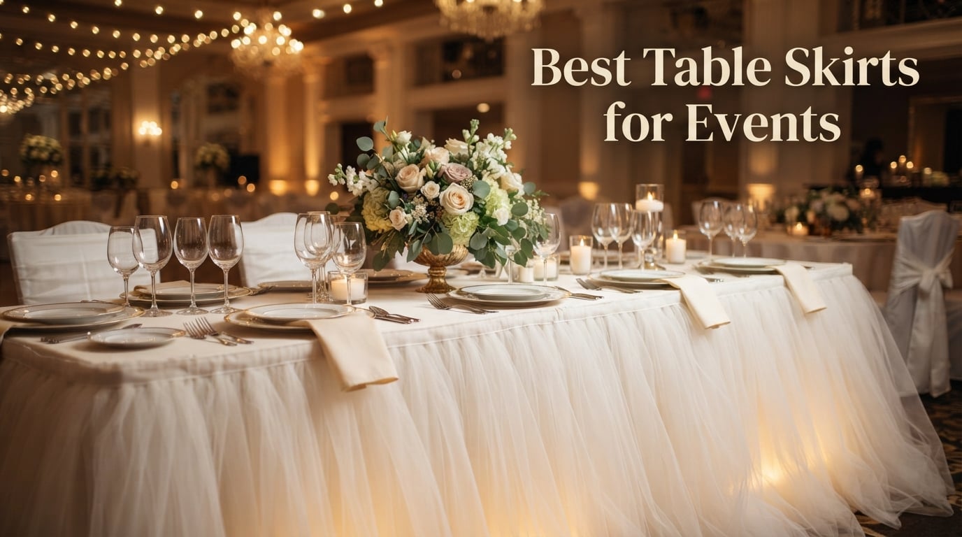 Best Table Skirts for Events