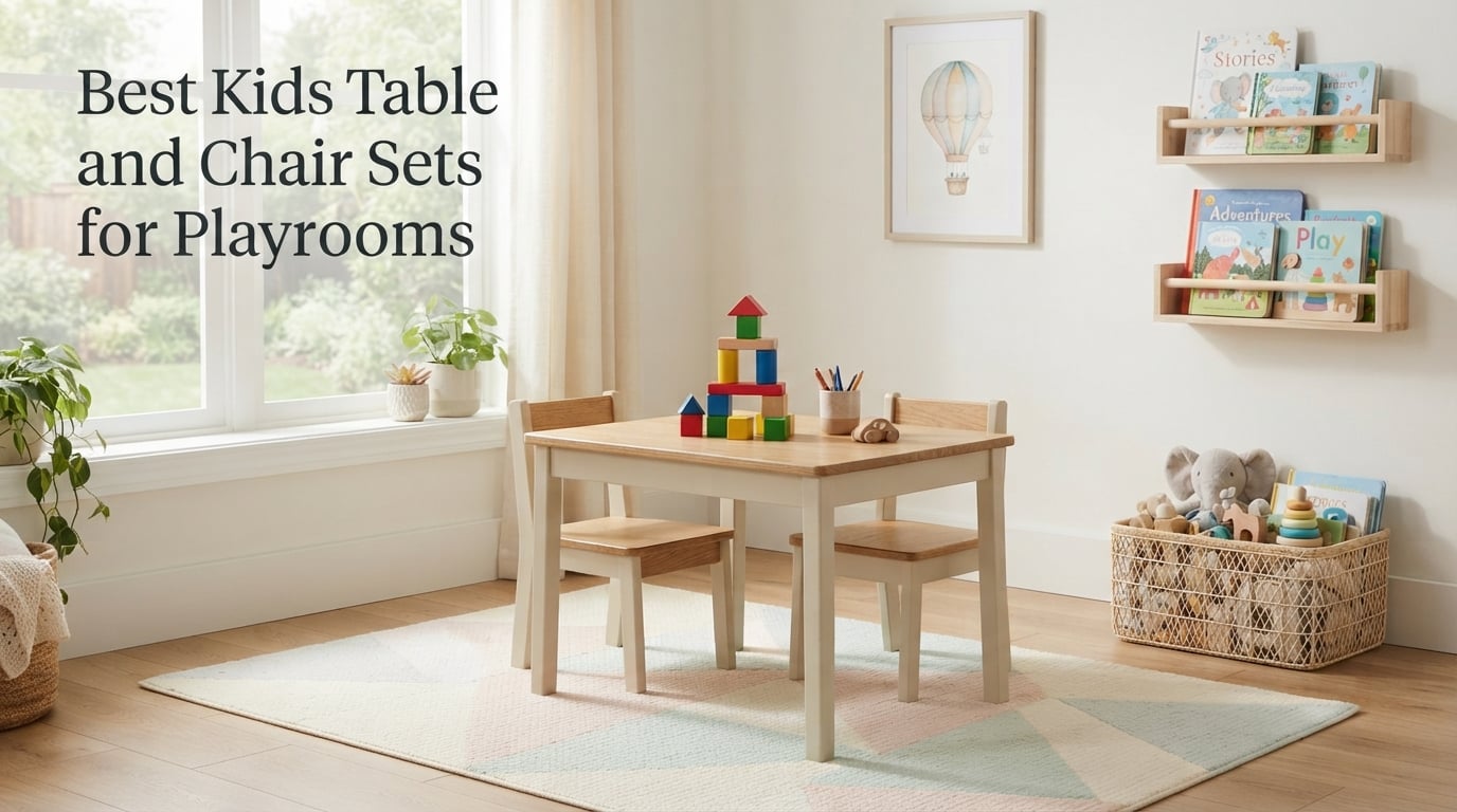 Best Kids Table and Chair Sets for Playrooms