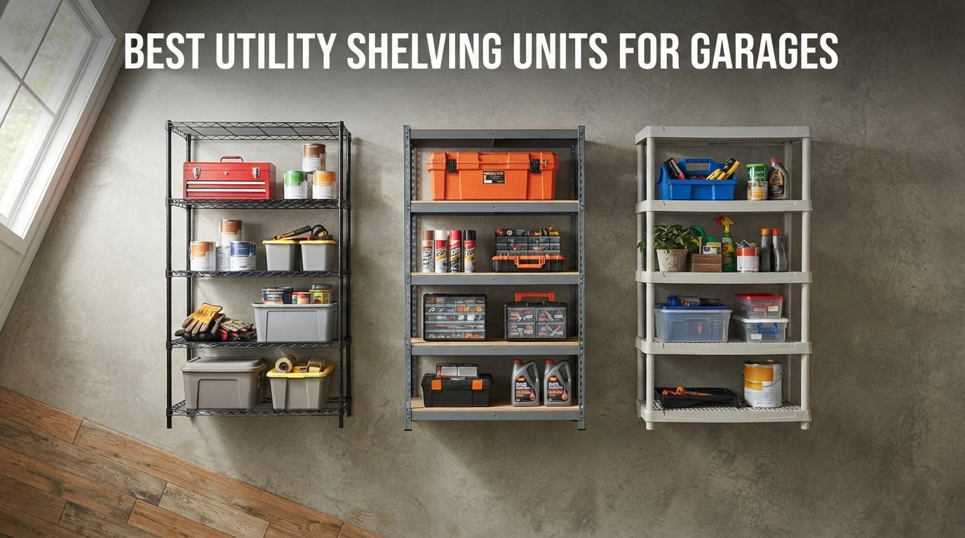 Best Utility Shelving Units for Garages