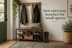 best entryway benches for small spaces