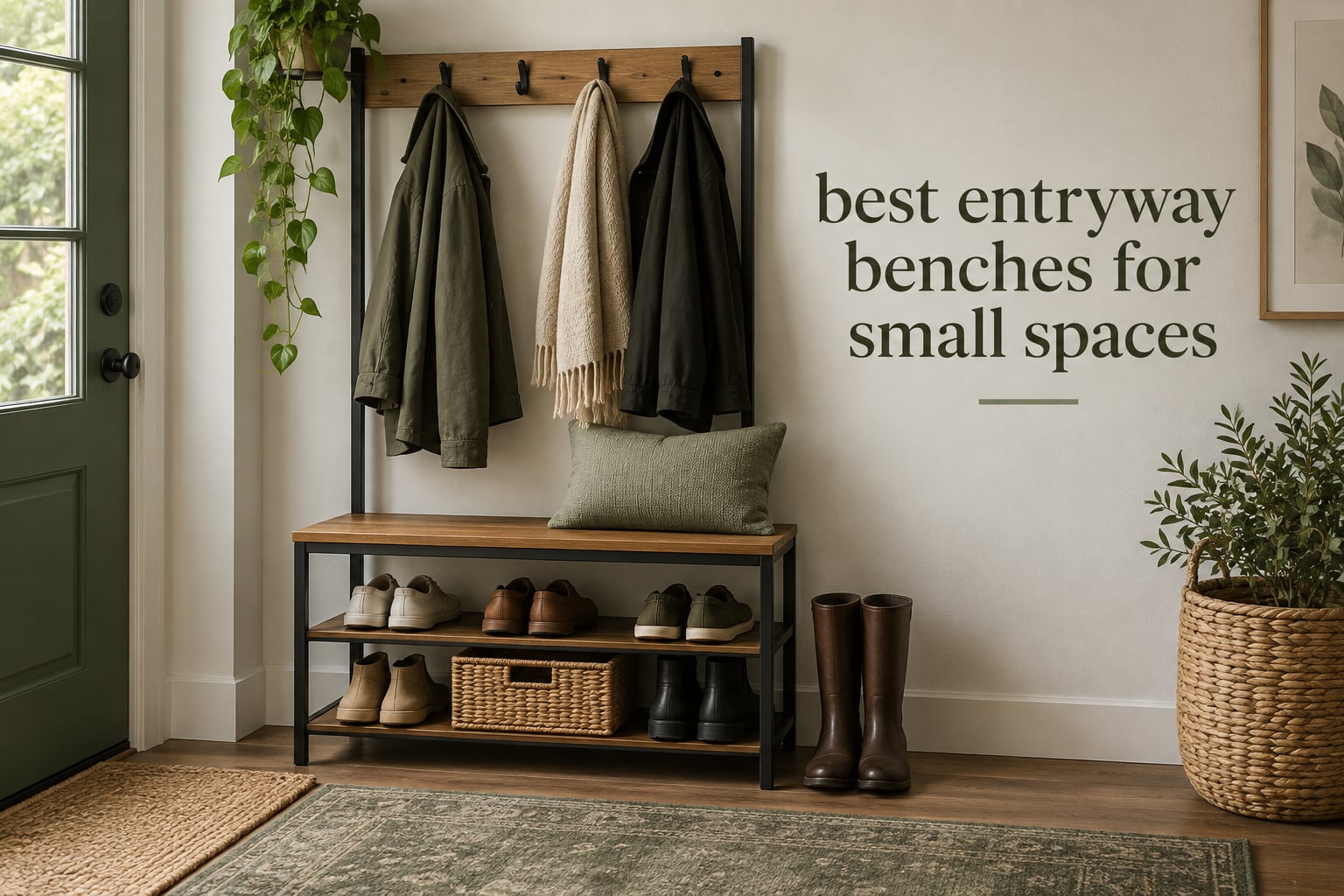 best entryway benches for small spaces