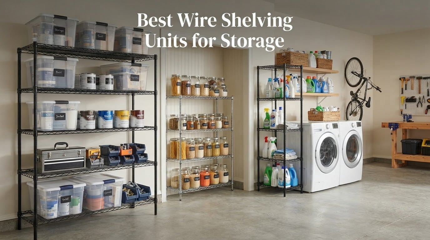 Best Wire Shelving Units for Storage