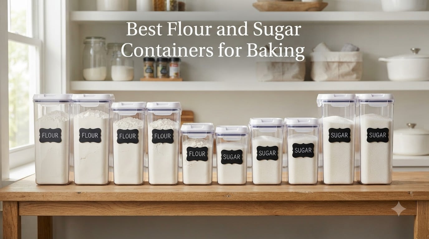Best Flour and Sugar Containers for Baking