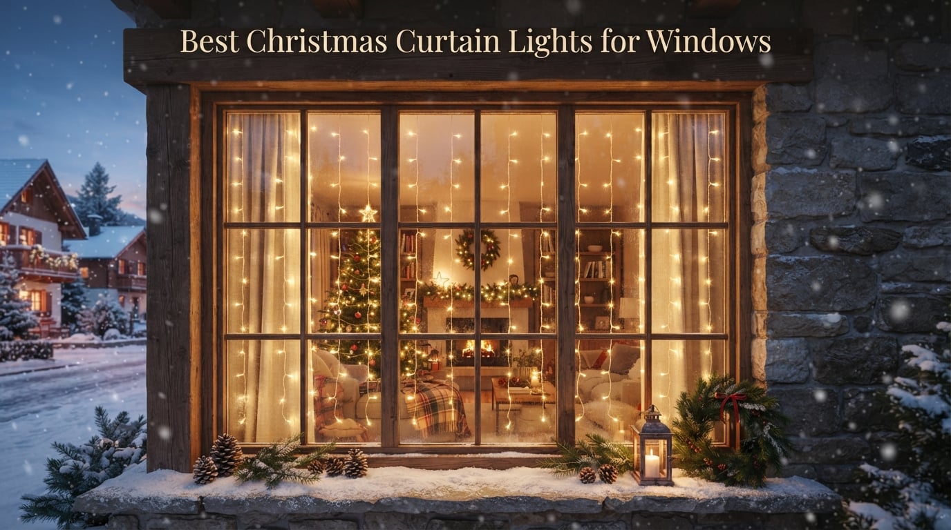 Best Christmas Curtain Lights for Windows