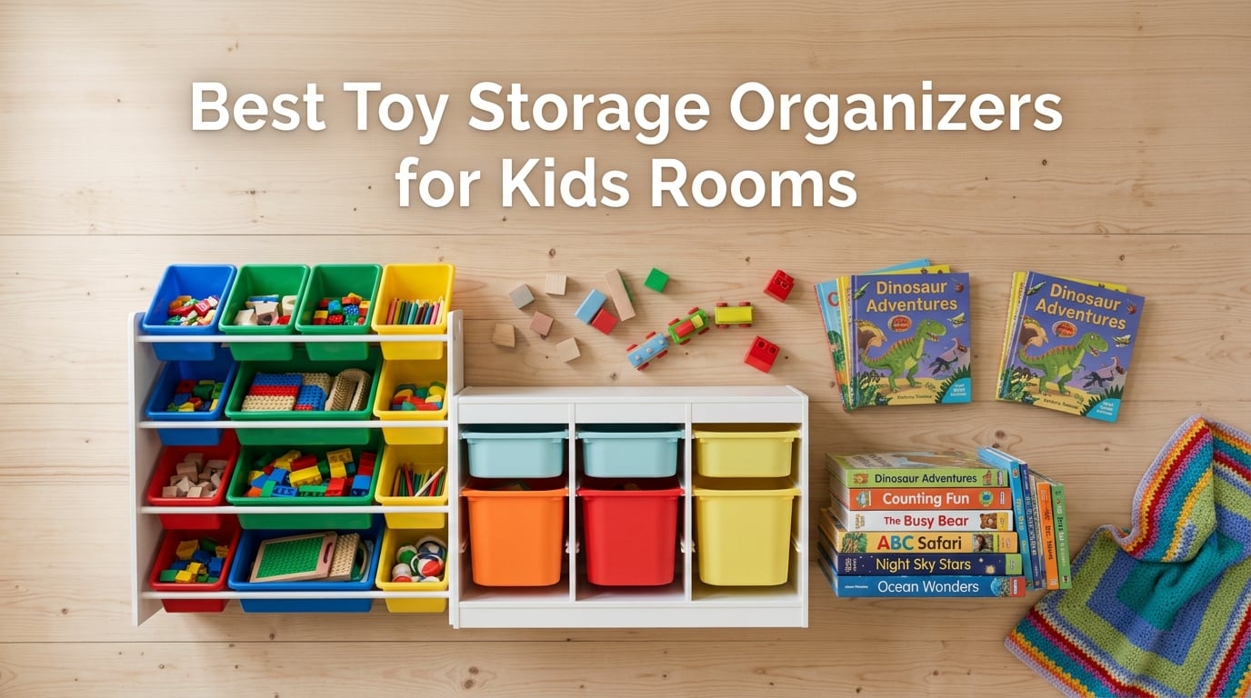 Best Toy Storage Organizers for Kids Rooms