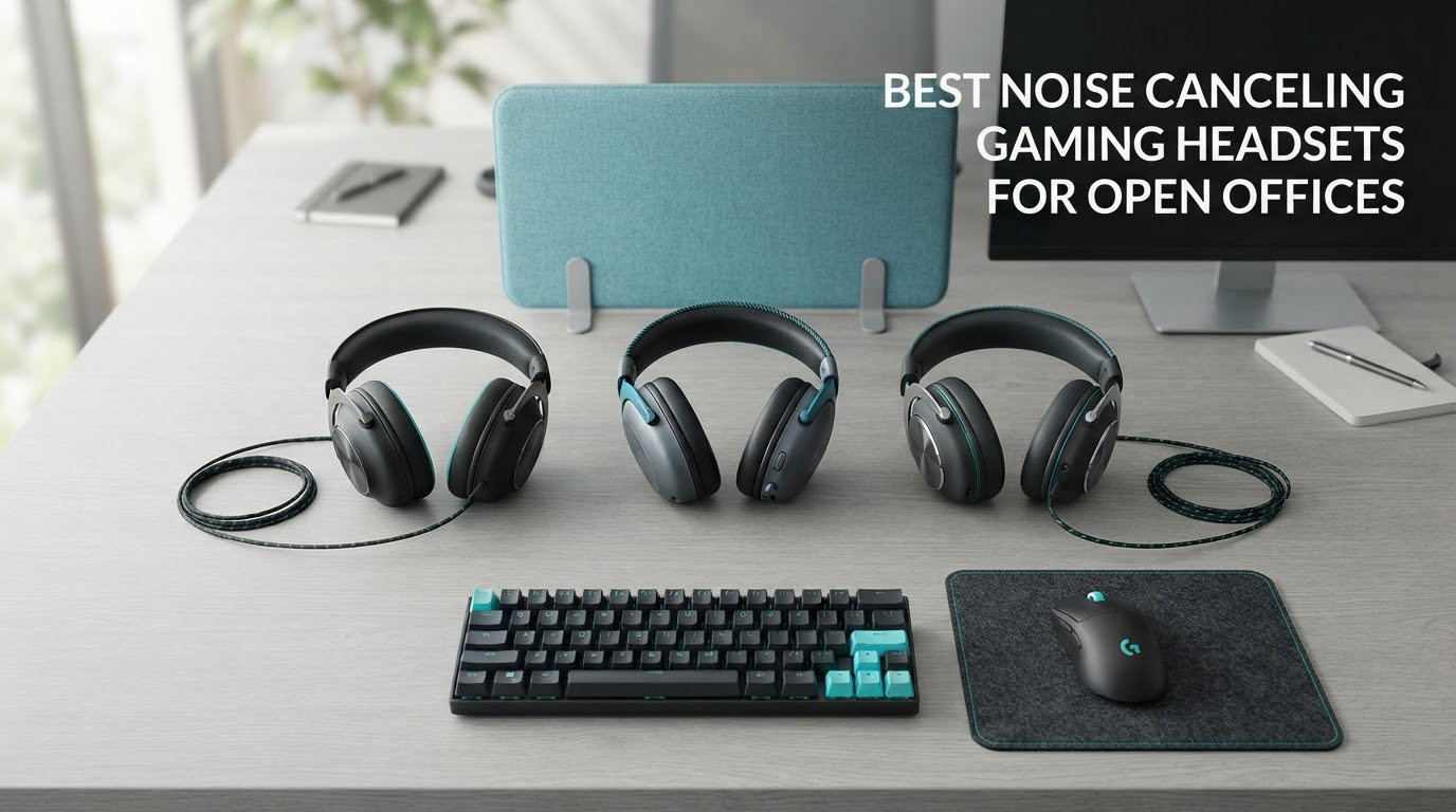 best noise canceling gaming headsets for open offices