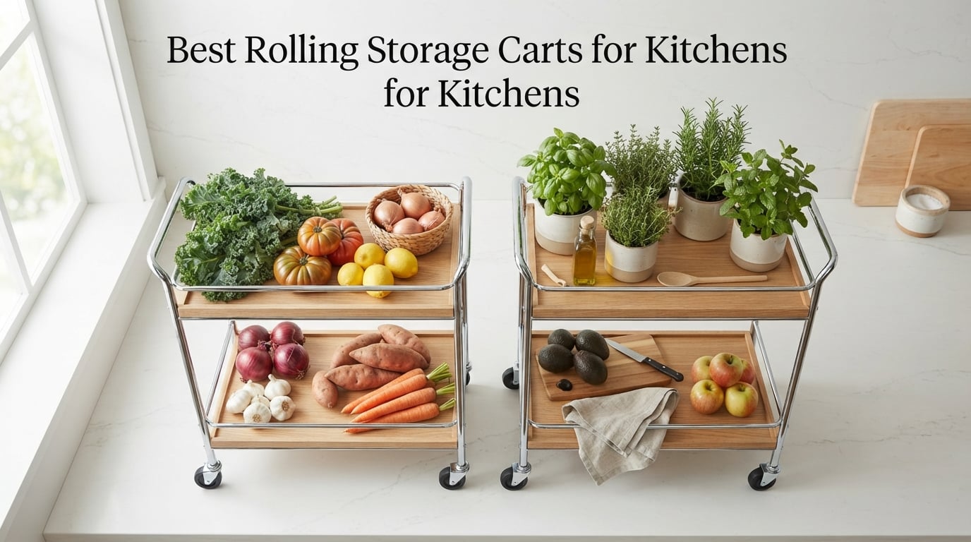 Best Rolling Storage Carts for Kitchens