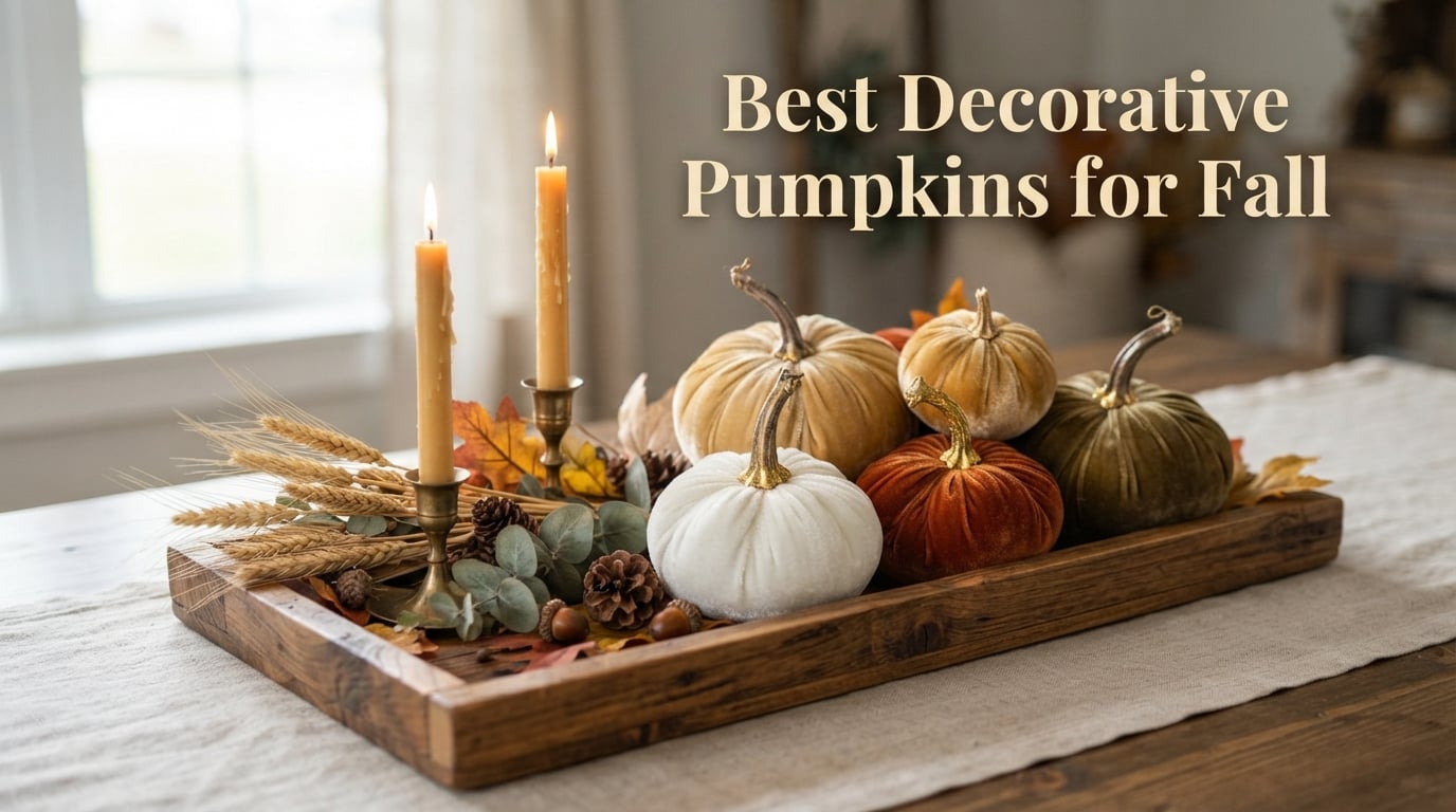 Best Decorative Pumpkins for Fall