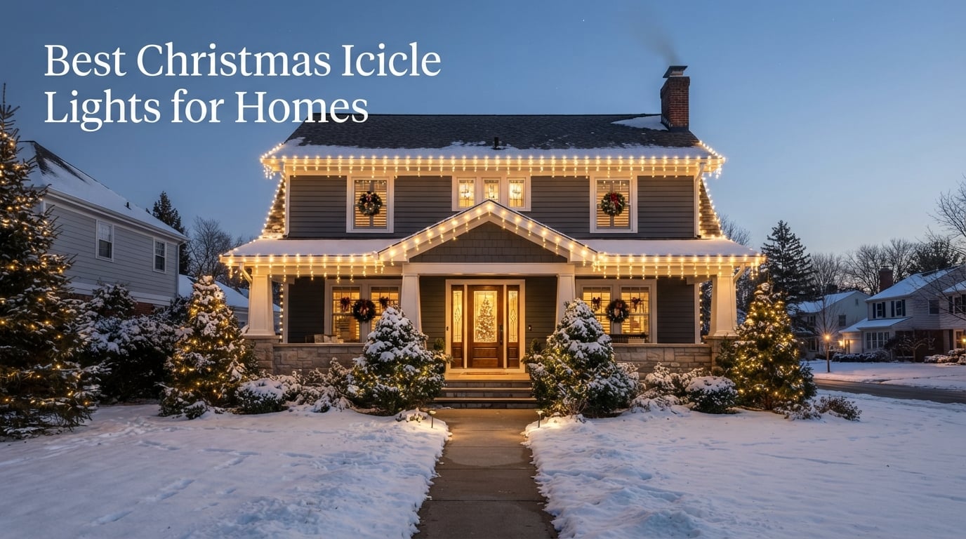 Best Christmas Icicle Lights for Homes