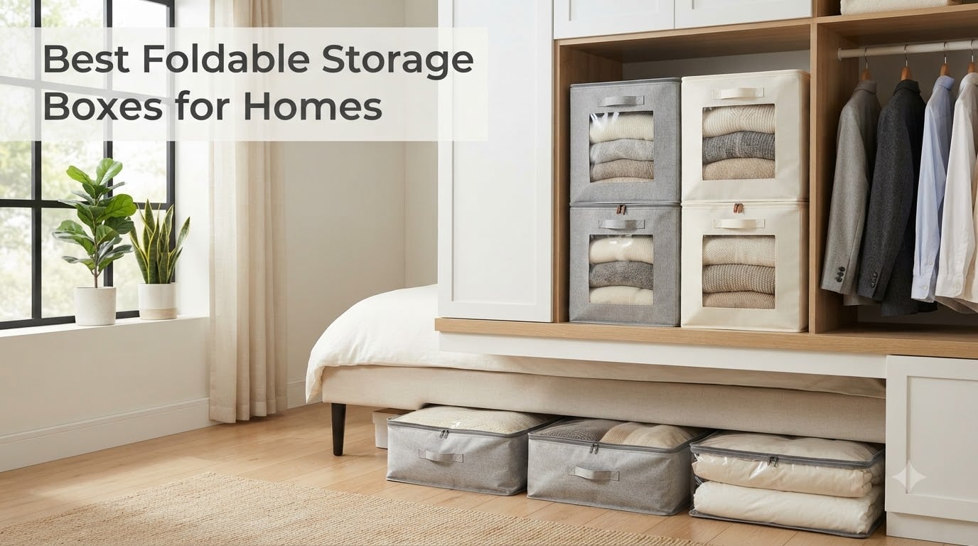 Best Foldable Storage Boxes for Homes