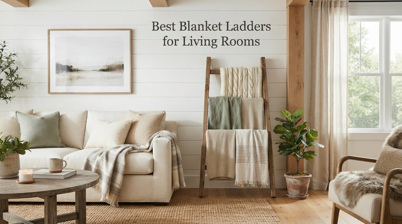Best Blanket Ladders for Living Rooms