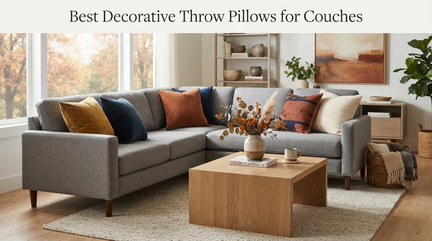 Best Decorative Throw Pillows for Couches