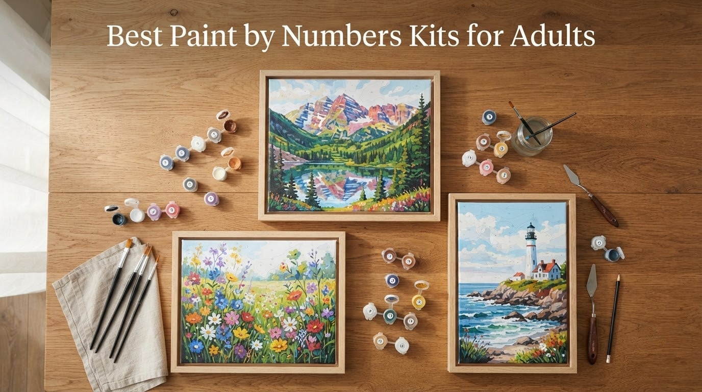Best Paint by Numbers Kits for Adults