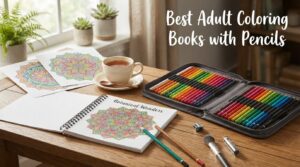 Best Adult Coloring Books with Pencils