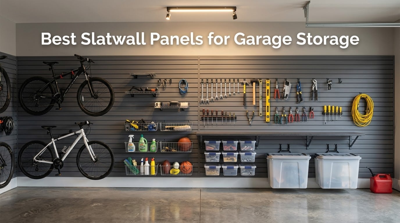 Best Slatwall Panels for Garage Storage