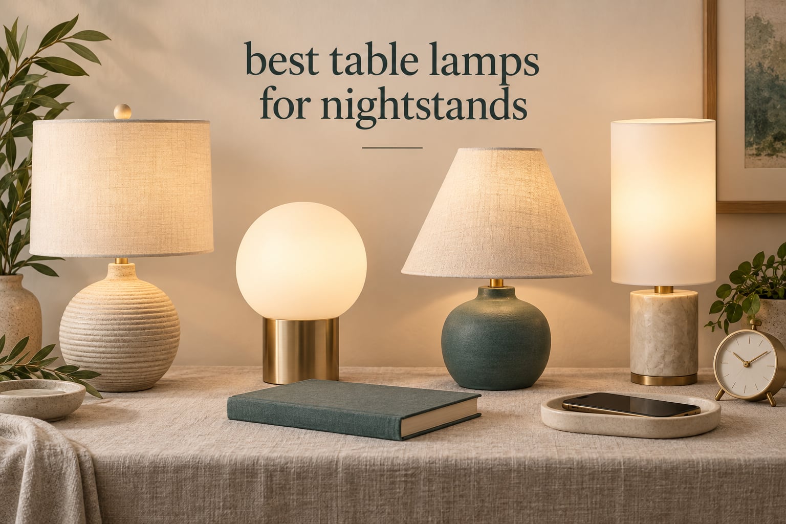 best table lamps for nightstands