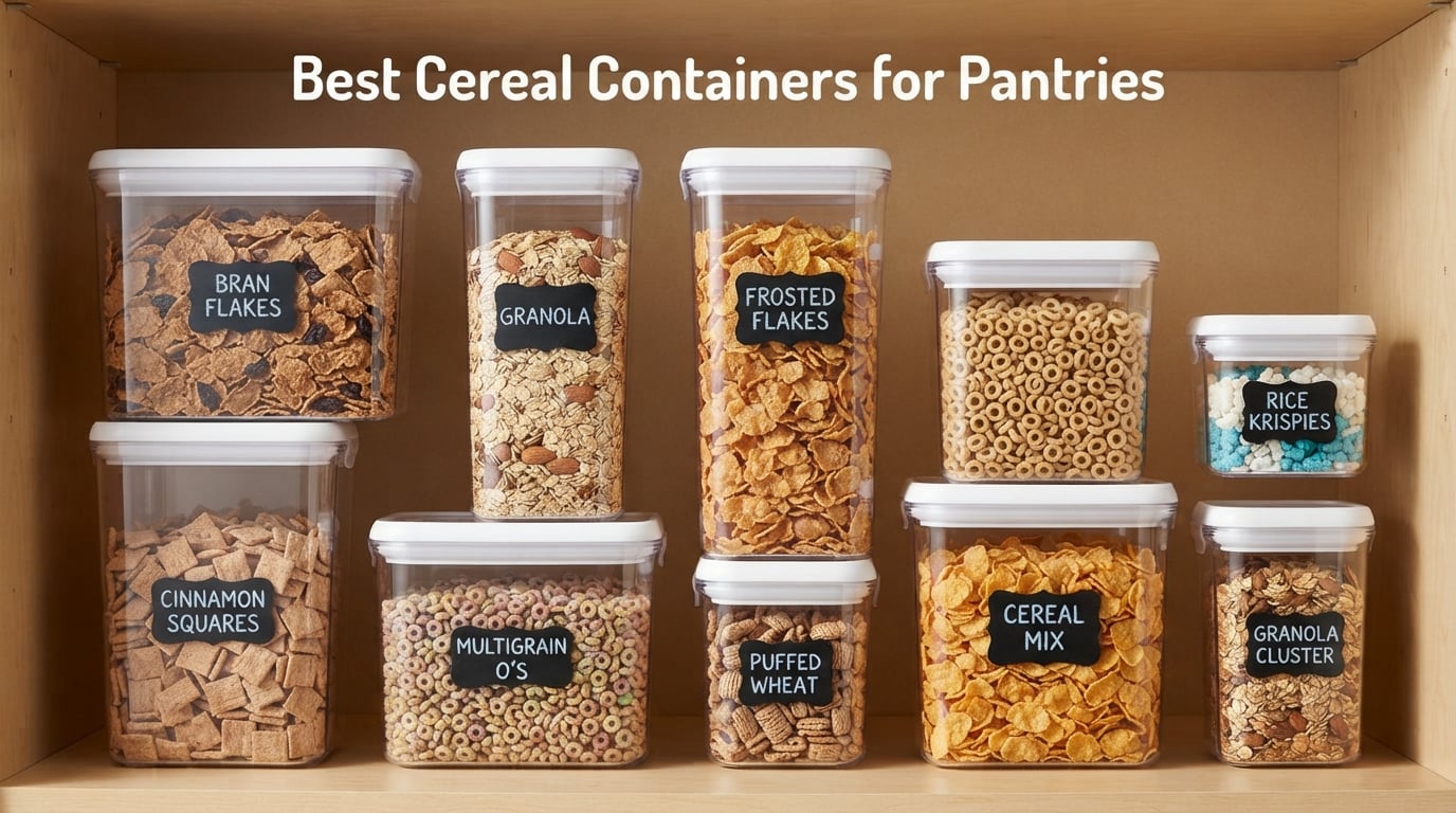 Best Cereal Containers for Pantries