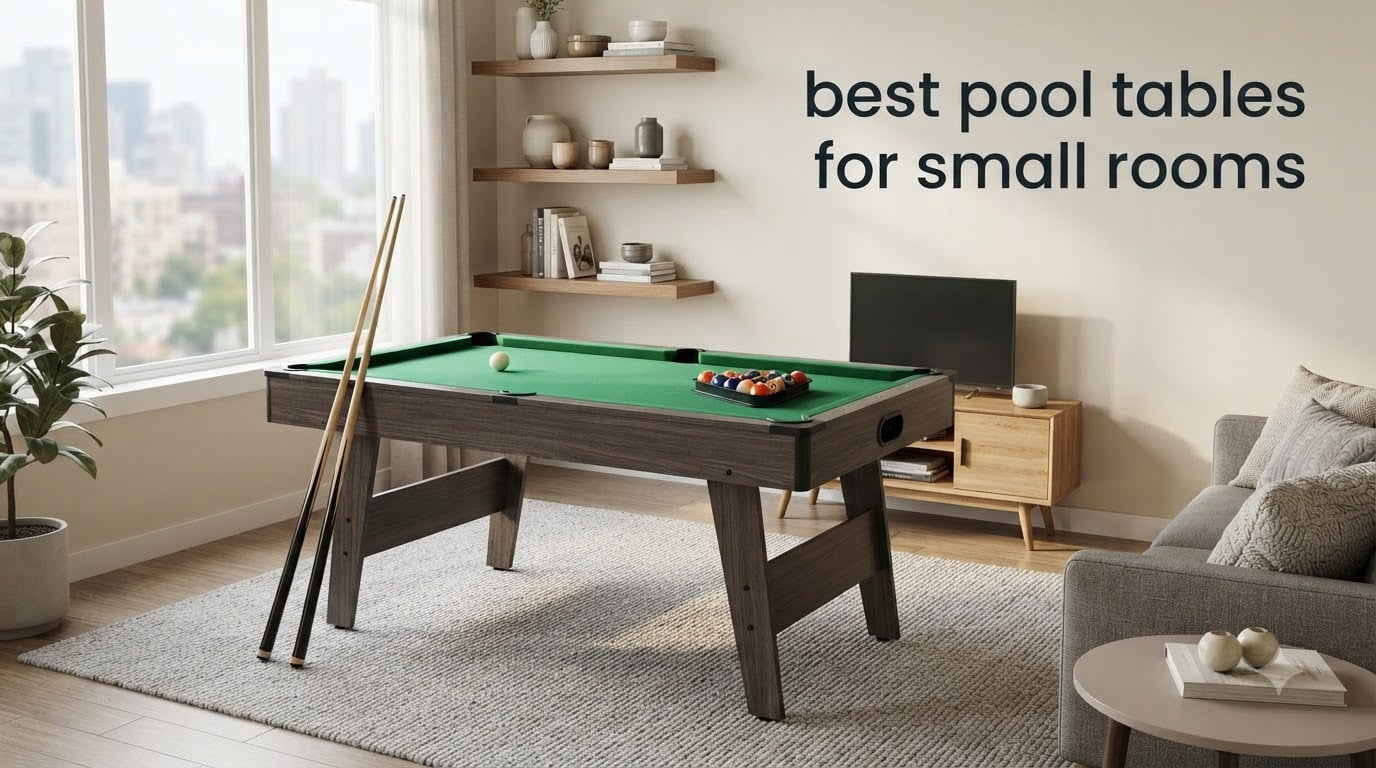 best pool tables for small rooms
