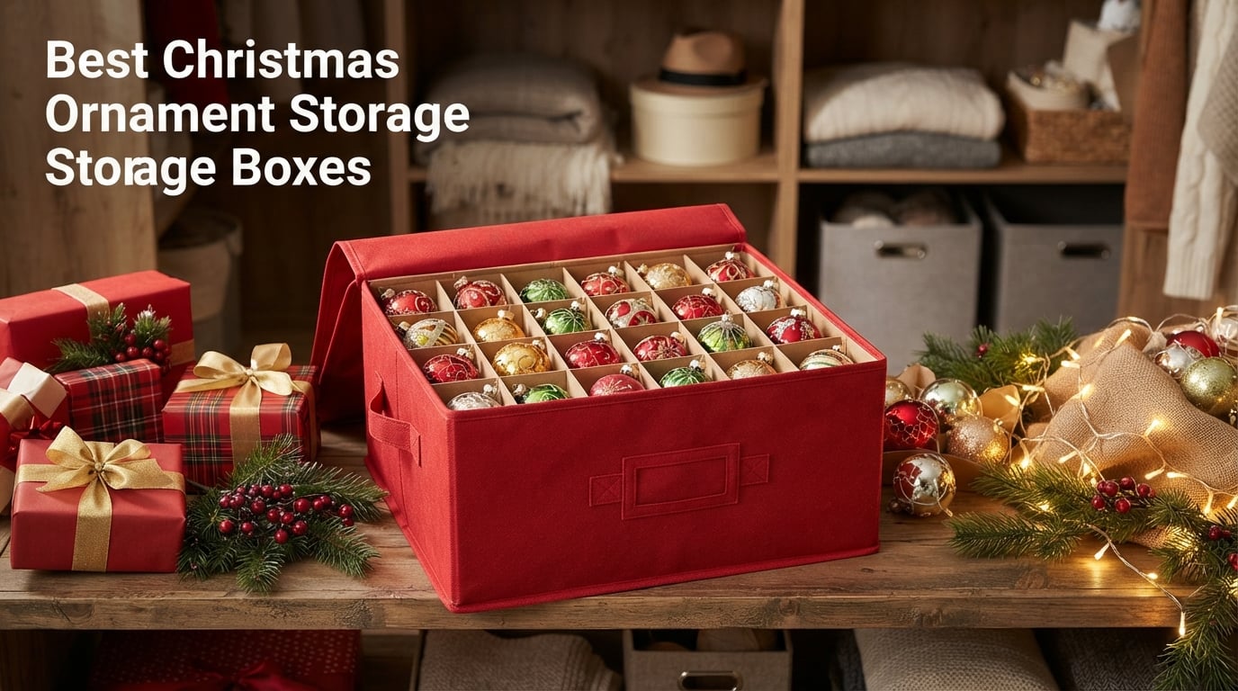 Best Christmas Ornament Storage Boxes