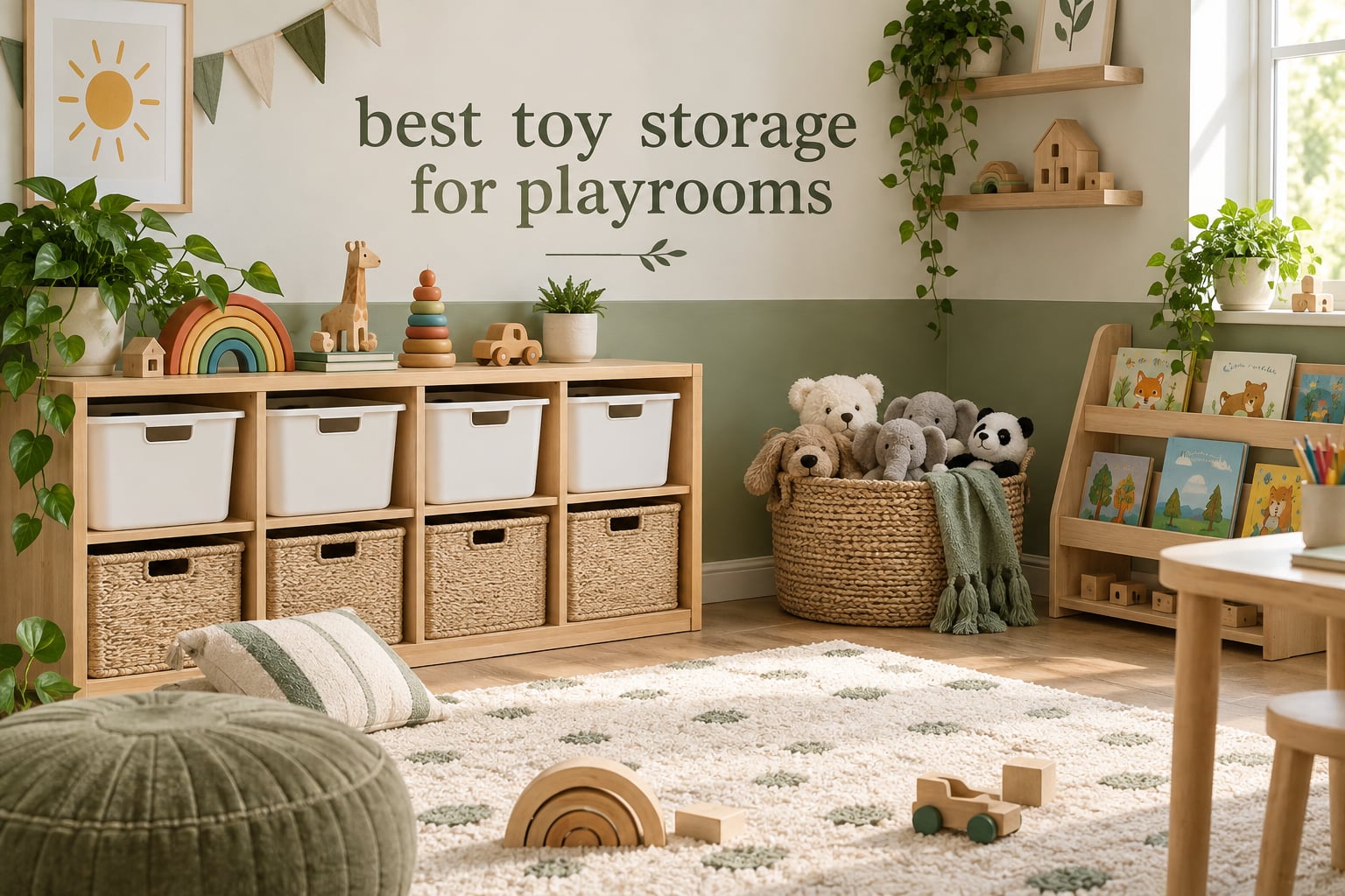 best toy storage for playrooms