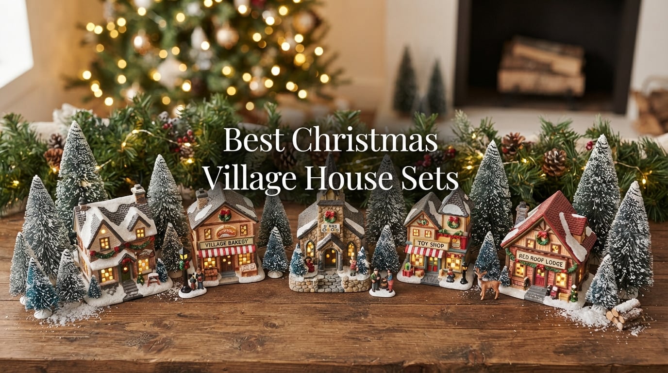 Best Christmas Village House Sets
