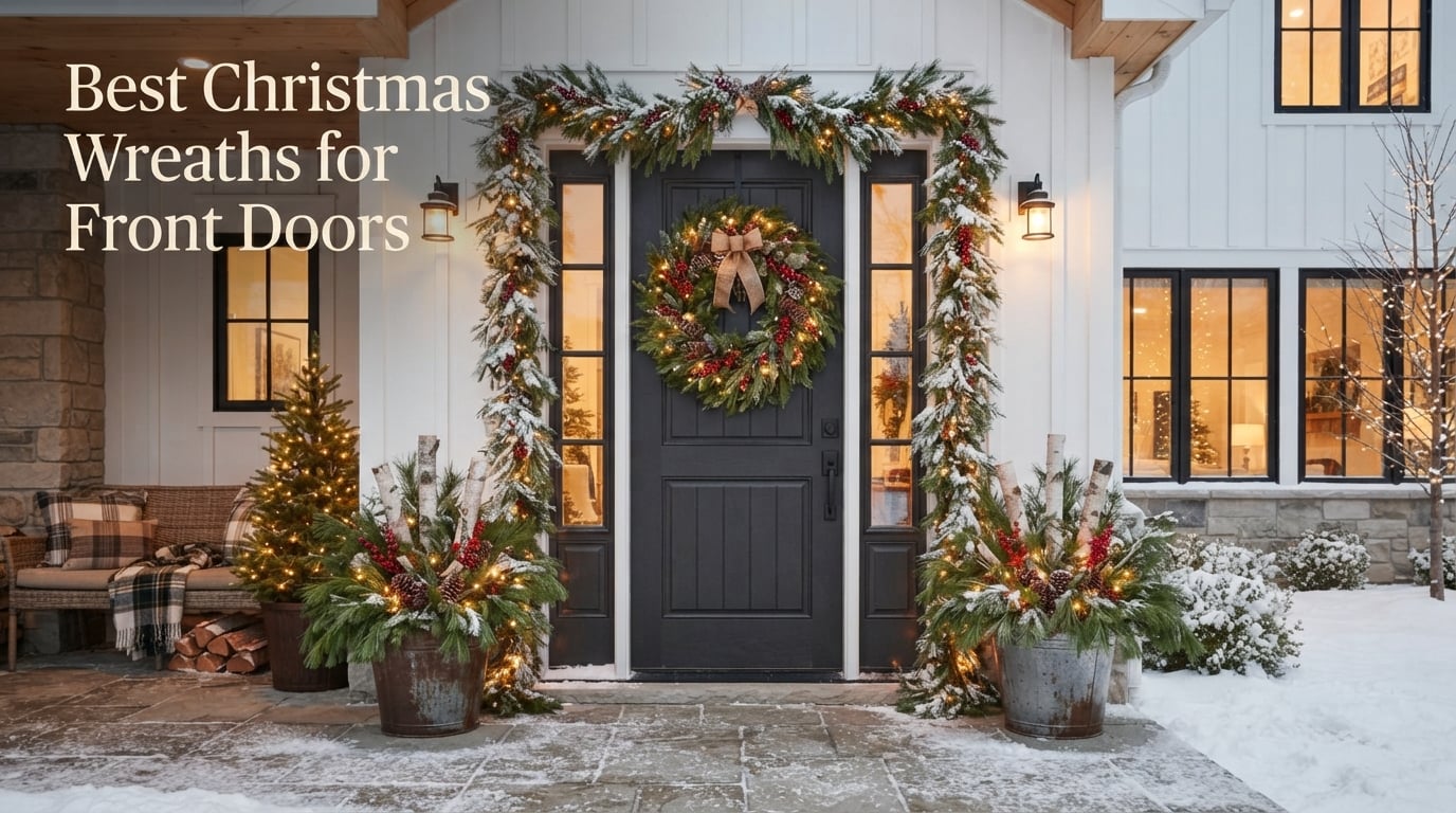 Best Christmas Wreaths for Front Doors
