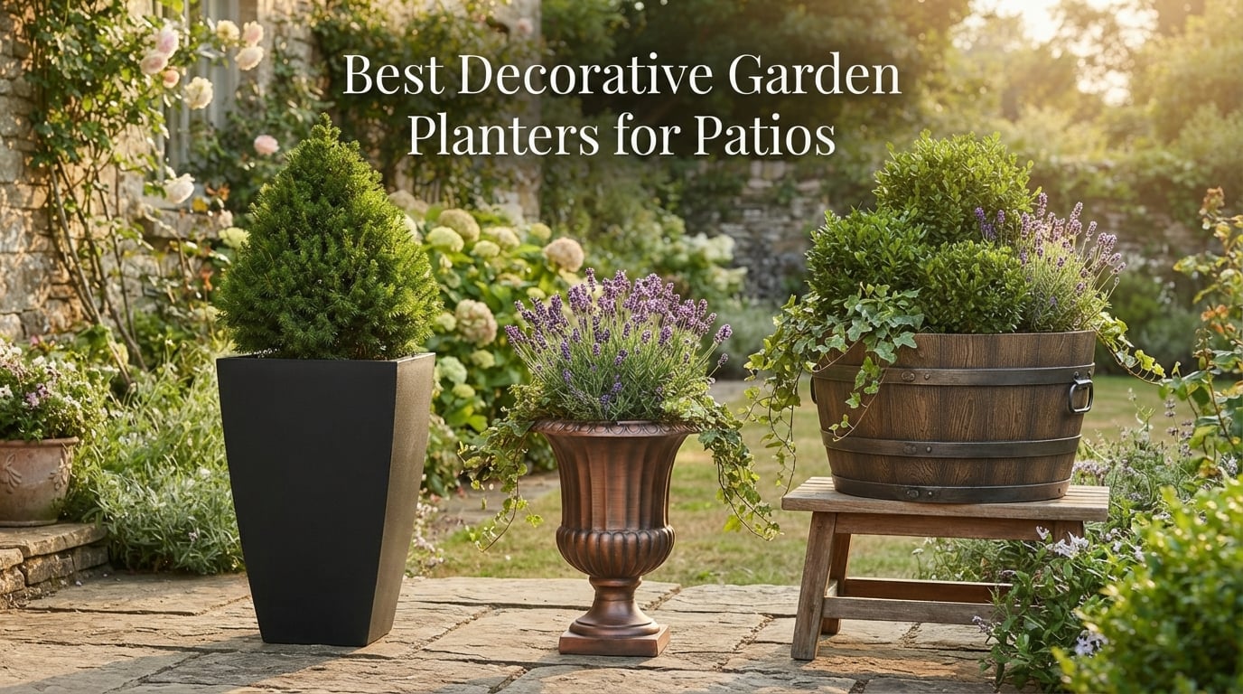 Best Decorative Garden Planters for Patios